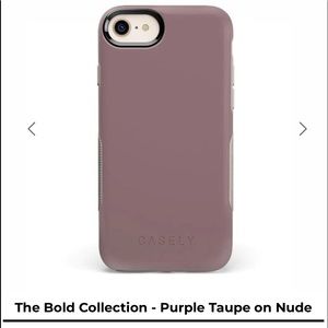 Brand new, iPhone 12 Pro Max, muted purple/taupe Casely case!